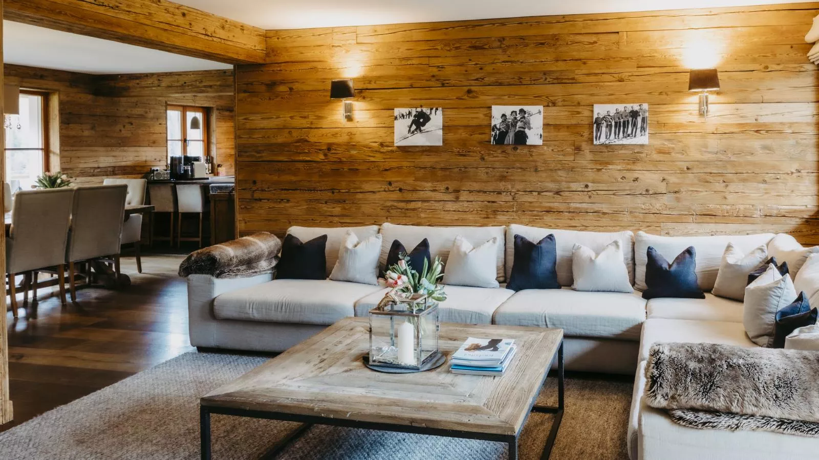 Chalet-Apartment Alpenrose am Lift-Wohnzimmer