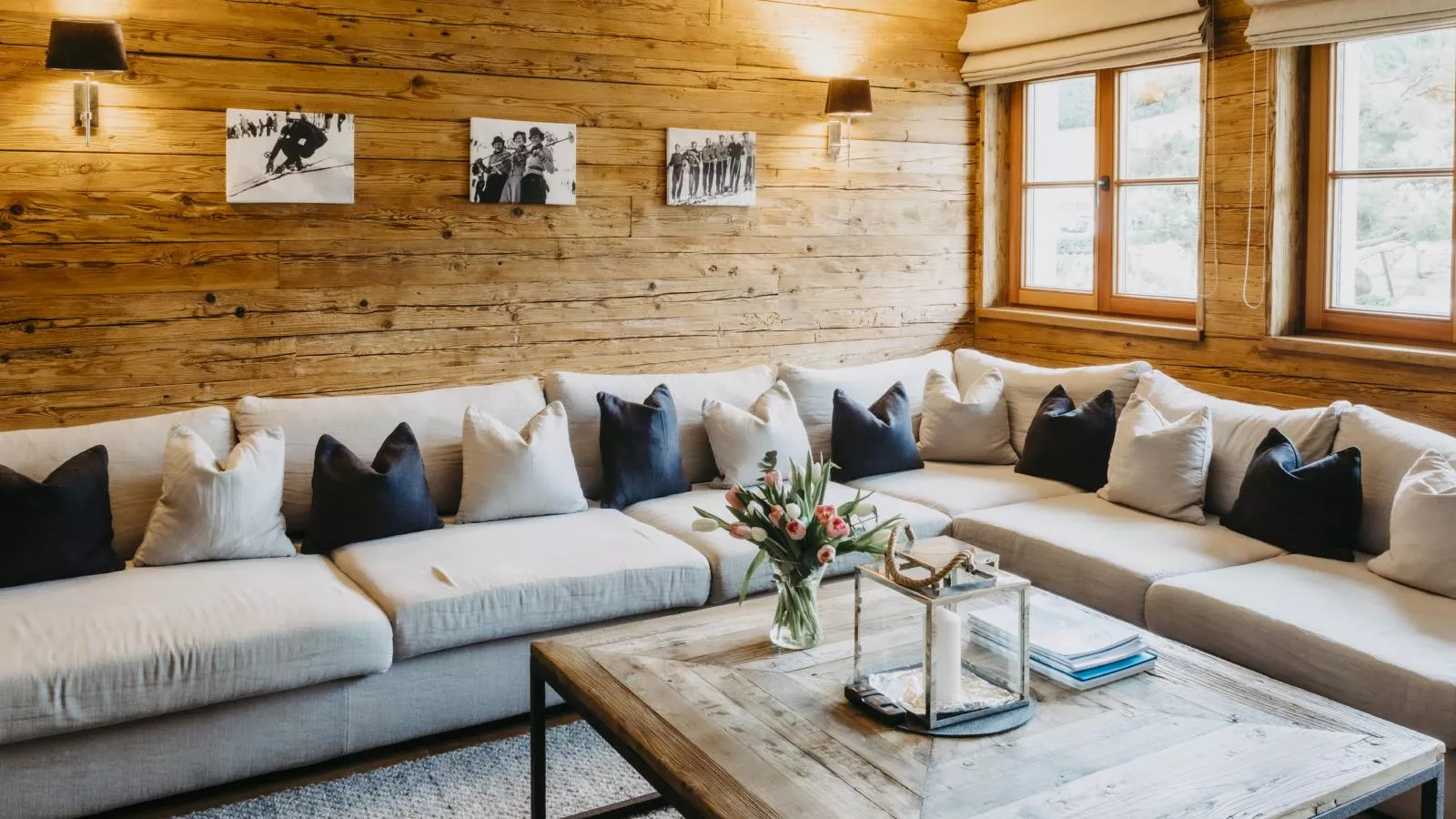 Chalet-Apartment Alpenrose am Lift-Wohnzimmer