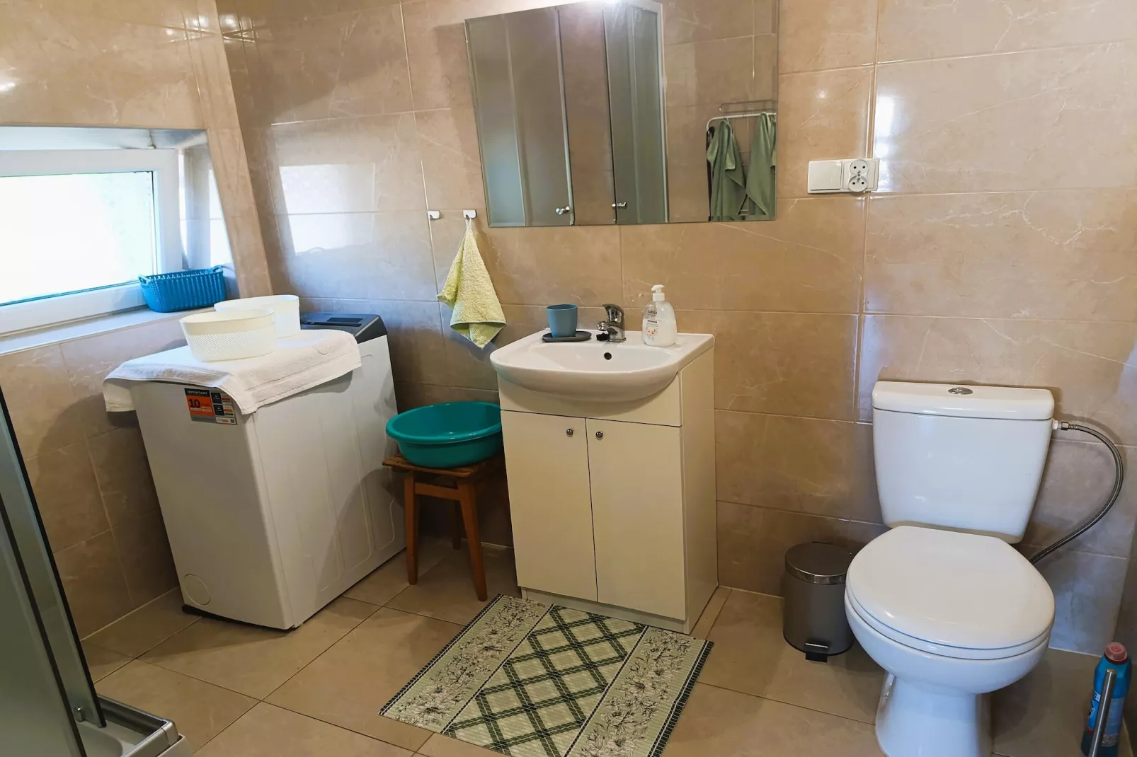 Mieszkanie wakacyjne Leśna 12/1 Międzyzdroje-Badezimmer