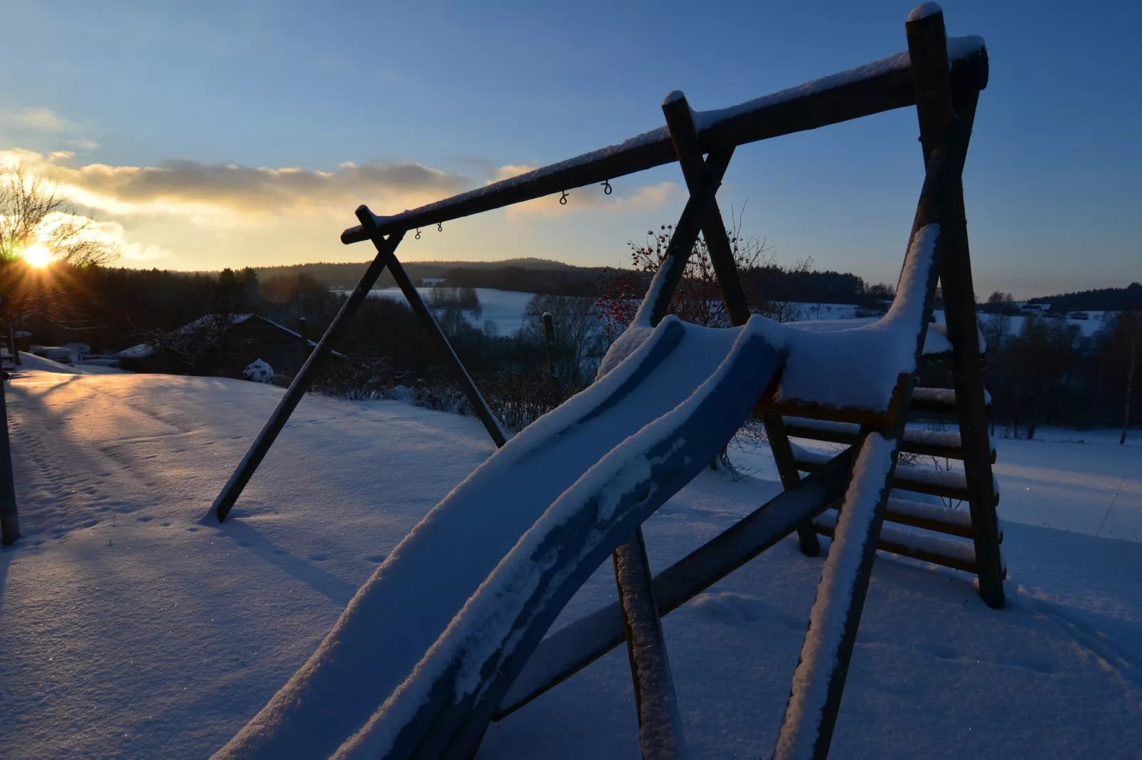 Bayern-Garten Winter