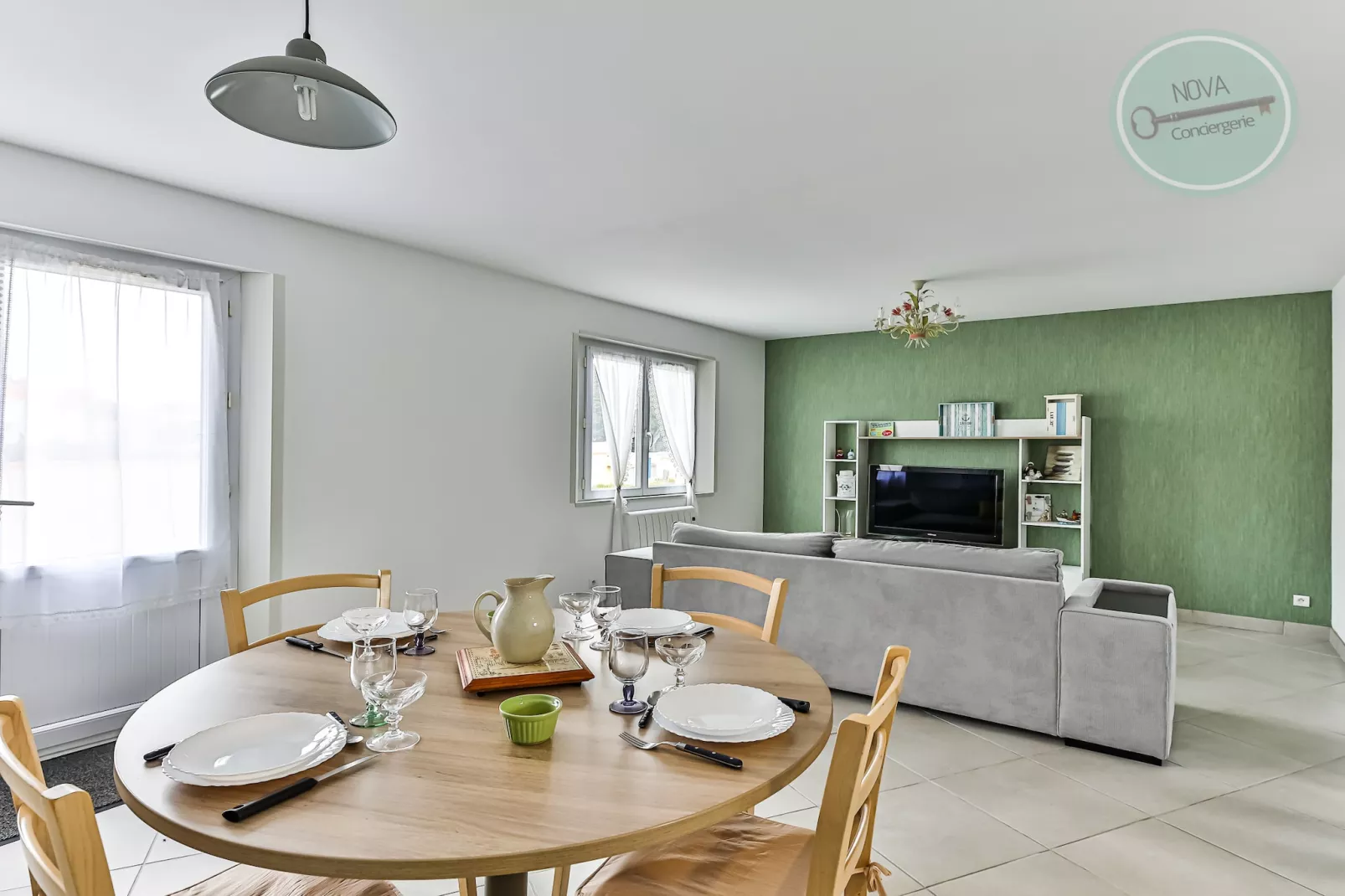 Maison Ker Mona entre plage et commerces-Esszimmer