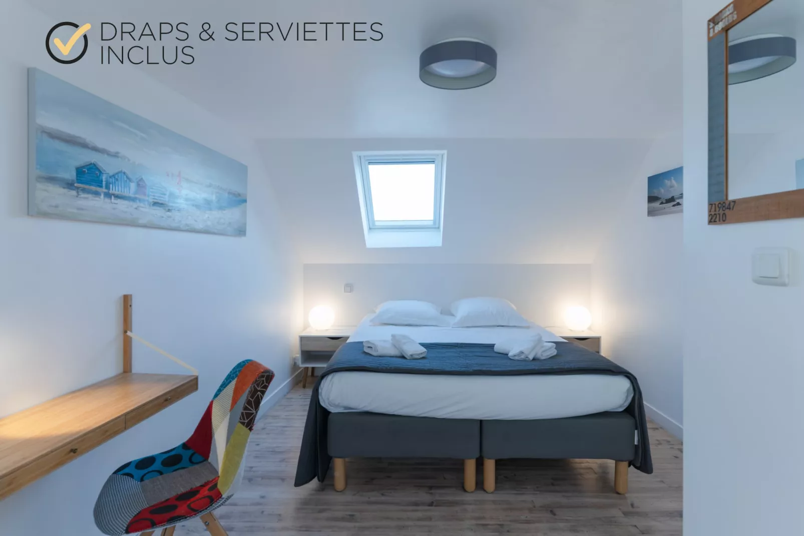 TY RAOK - Plouguerneau-Schlafzimmer