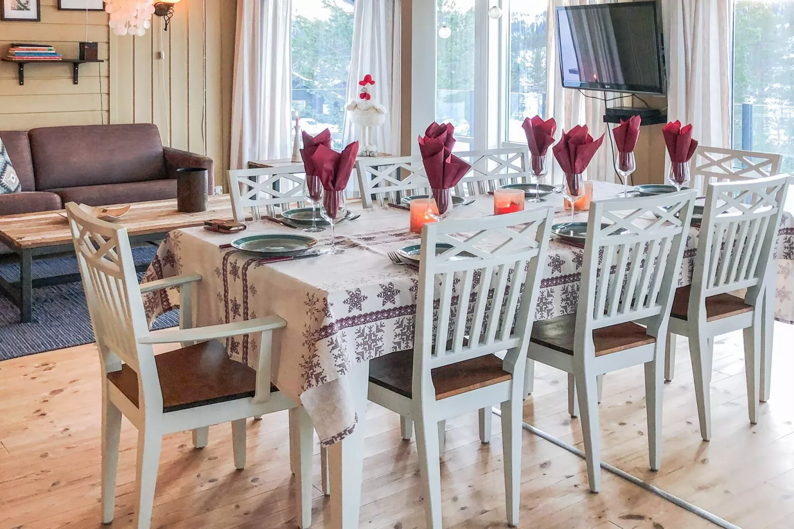 Maison de vacances pour 10 a Treungen-Intérieur