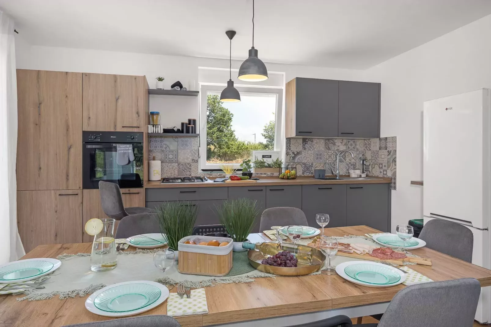 Villa Jakov with Private Pool-Kitchen