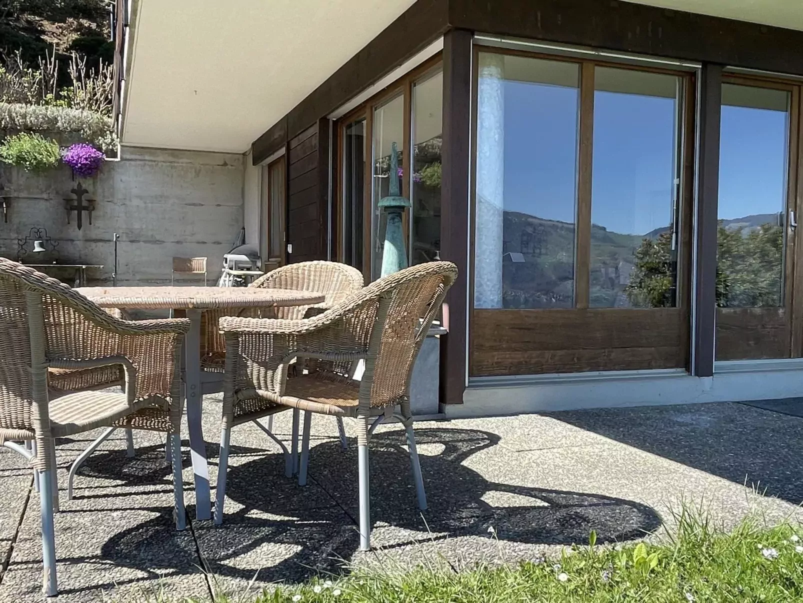 Panoramaferienwohnung Waldkircher-Draußen