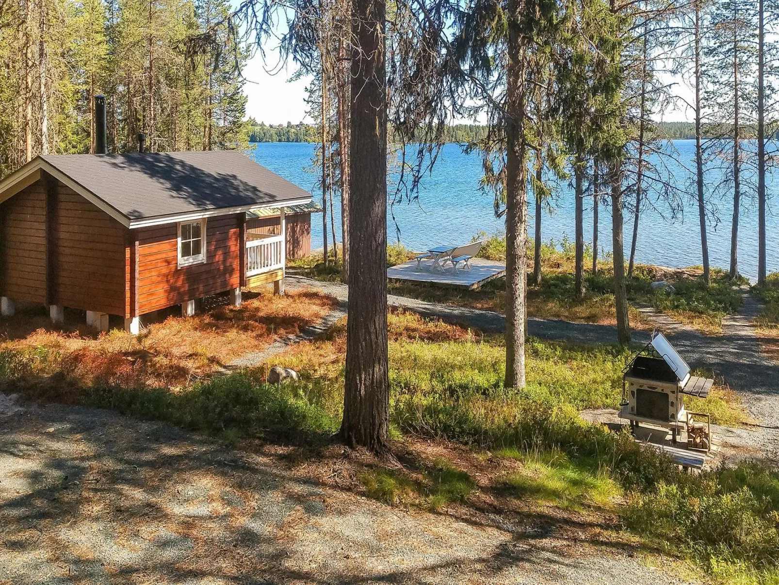 Ylikitkajärvi, kesäkumpu-Draußen