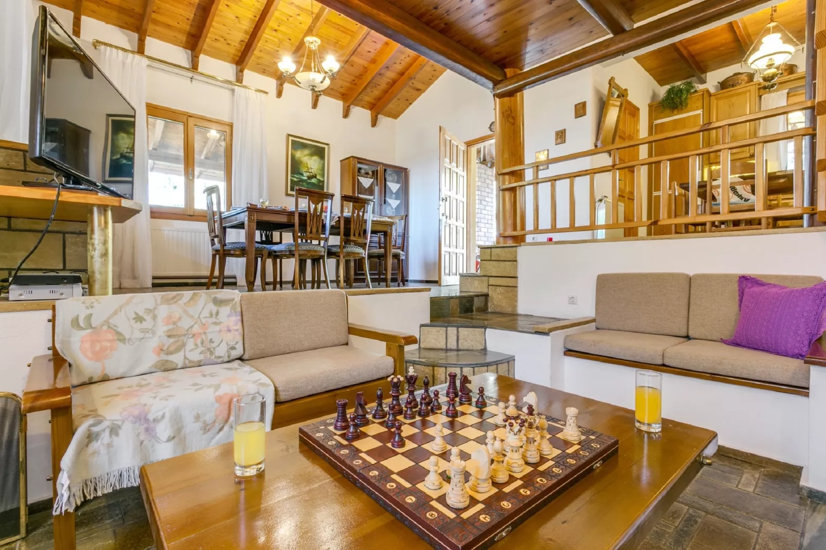 Villa Agapi-Wohnzimmer