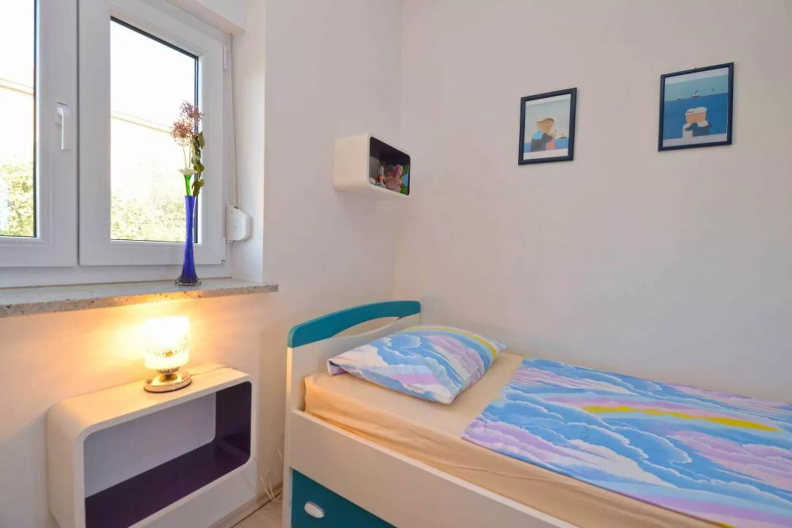 Apartment Pia - two bedroom apartment-Chambre
