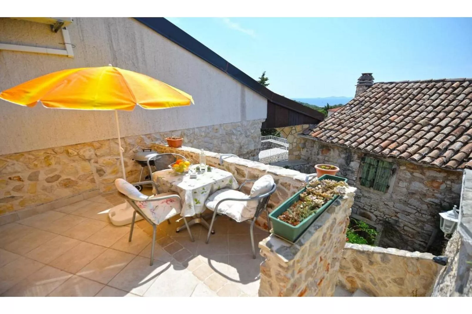Apartments Sunce - Yellow A1-Terrace balcony