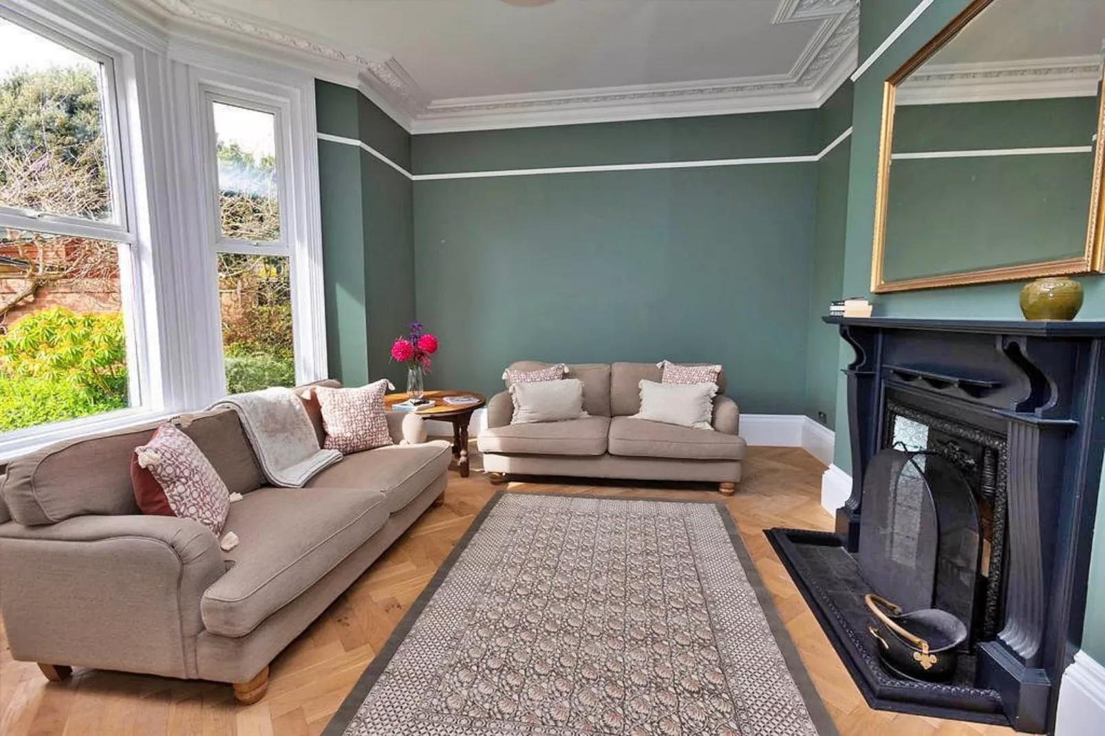 Portland House-Living room