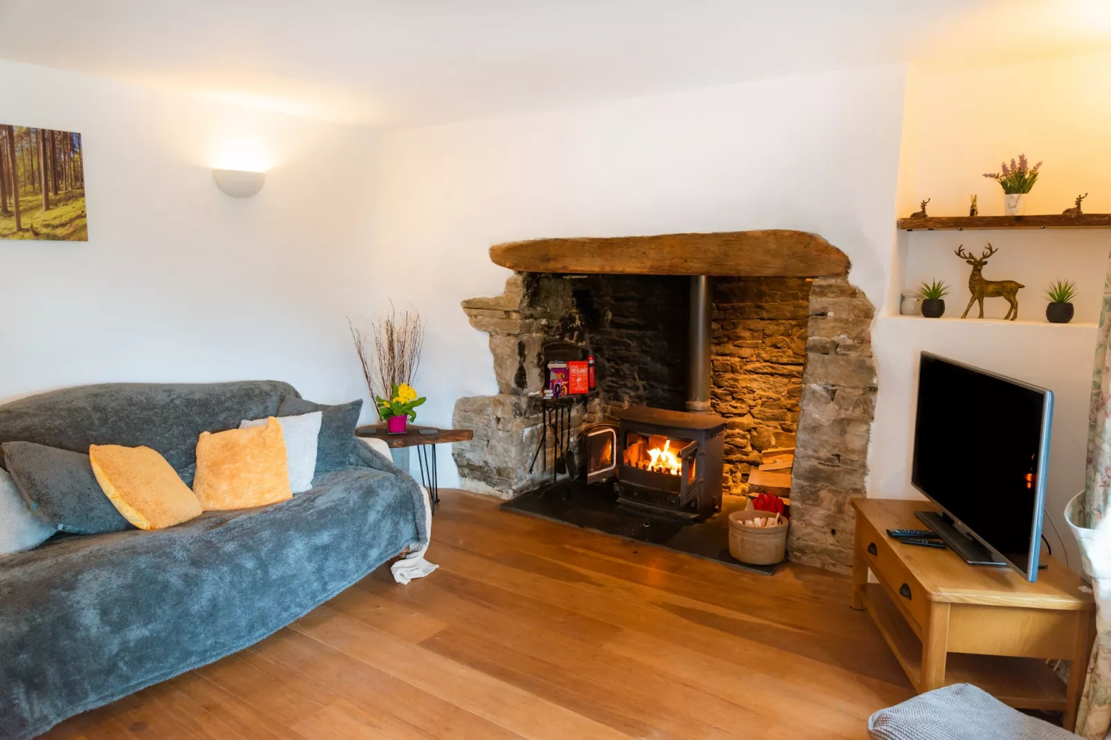 Court Cottage-Living room
