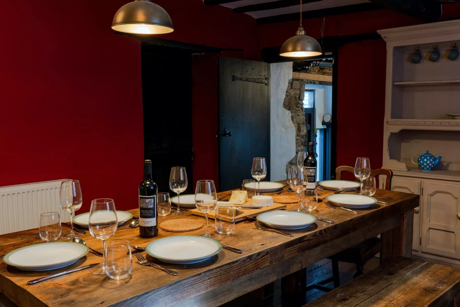 Lower Aylescott Farmhouse-Dining room