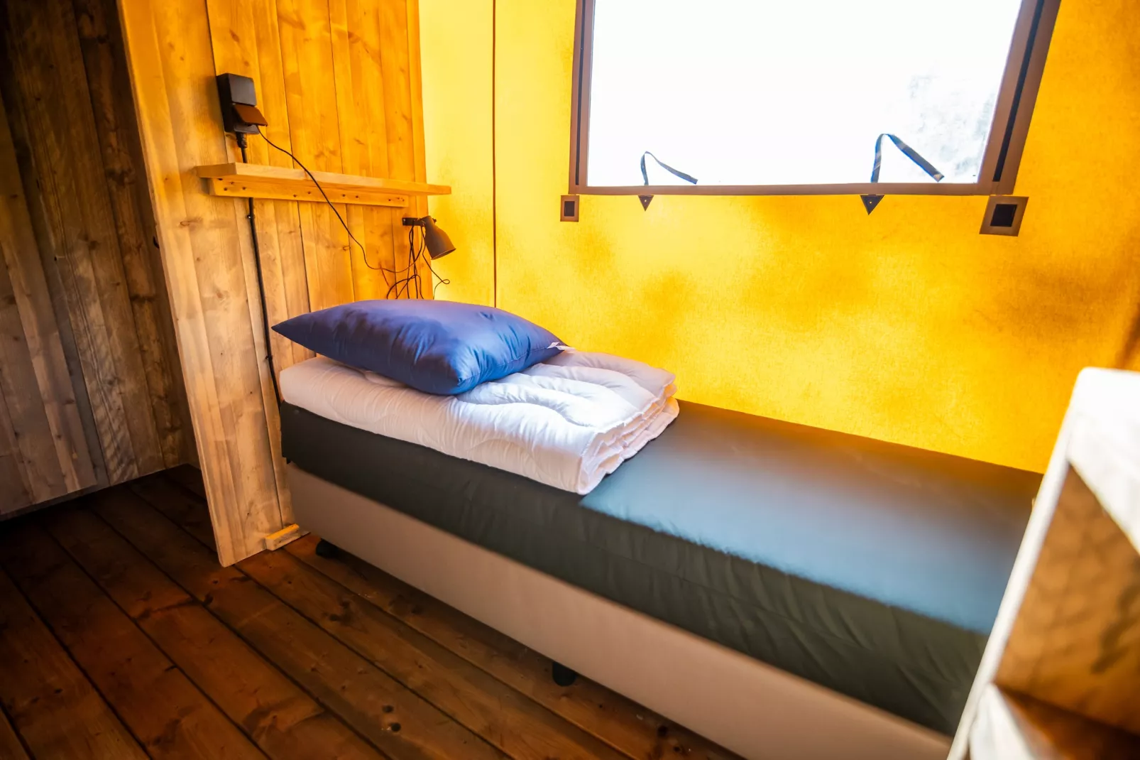 6 persoons Luxe Safaritent-Schlafzimmer