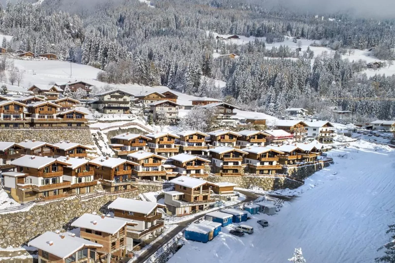 Nationalpark Chalet Keeseck-Exterior in winter