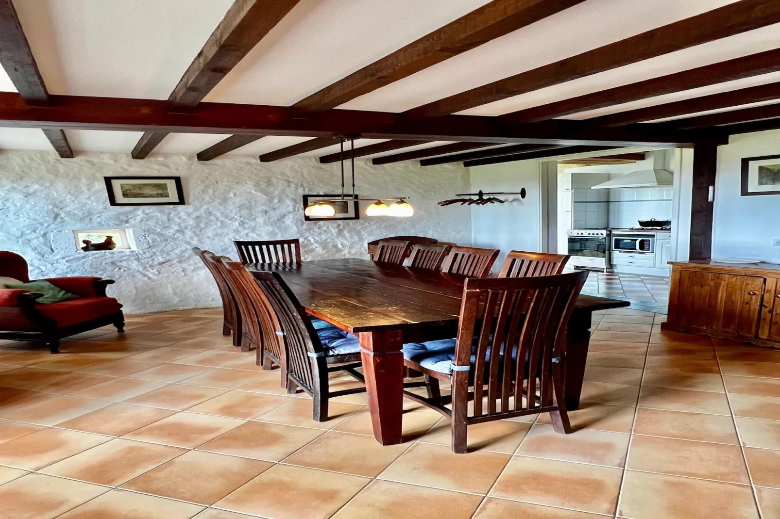 Maison de vacances Lusignac zonder gastverblijf-Dining room