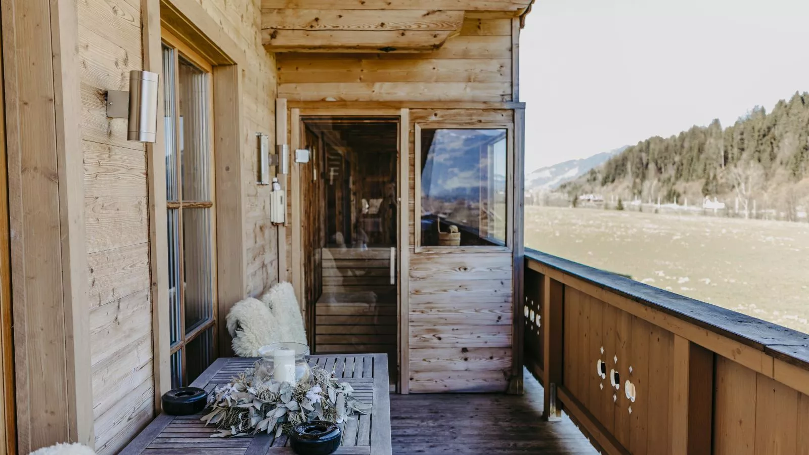 Kitz Boutique Chalet am Lift-Terrassenbalkon