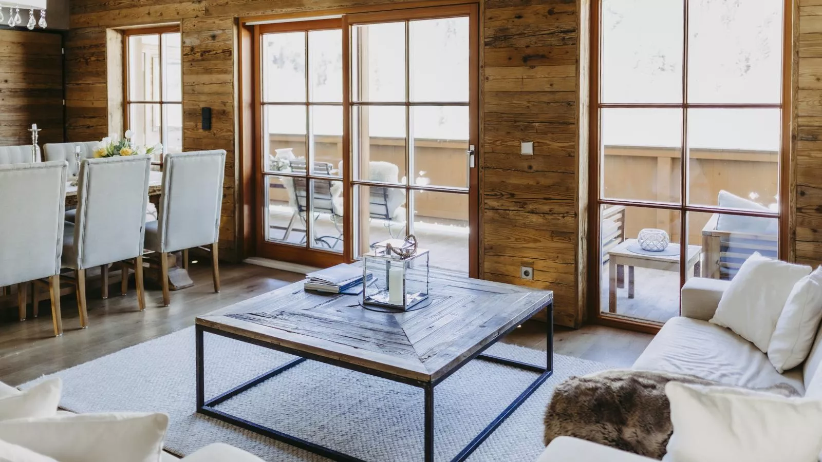 Kitz Boutique Chalet am Lift-Wohnzimmer