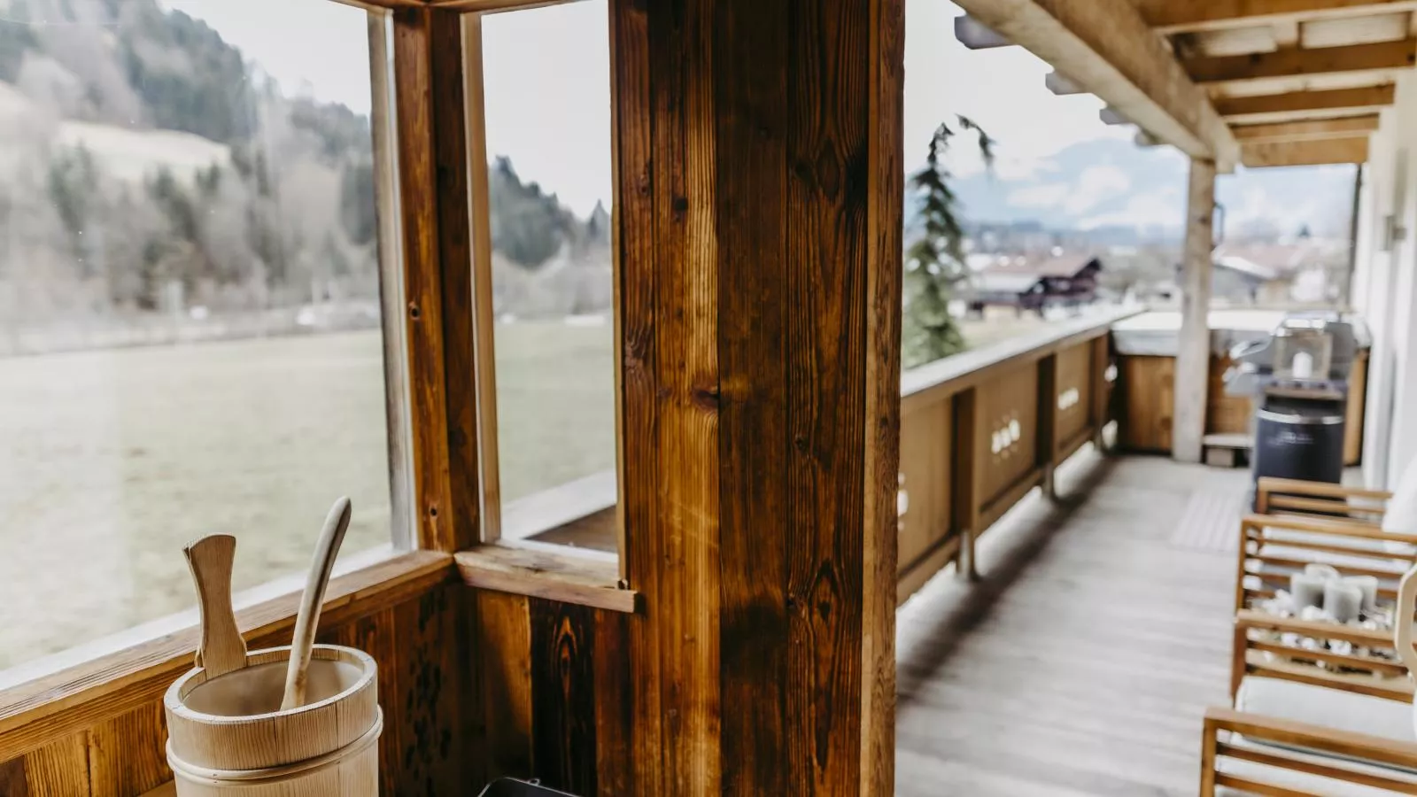 Kitz Boutique Chalet am Lift-Terrassenbalkon
