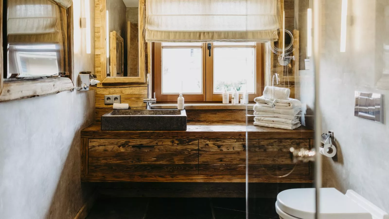 Kitz Boutique Chalet am Lift-Badezimmer