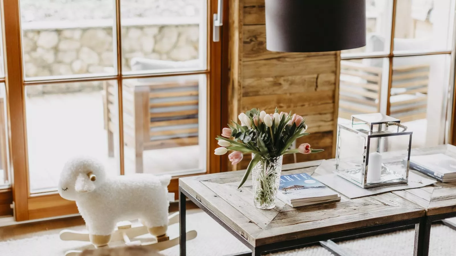 Kitz Boutique Chalet am Lift-Wohnzimmer