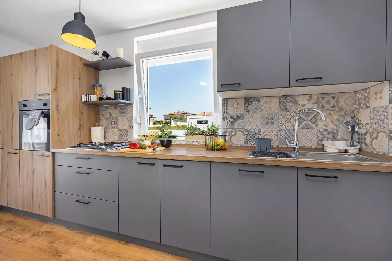 Villa Jakov with Private Pool-Kitchen