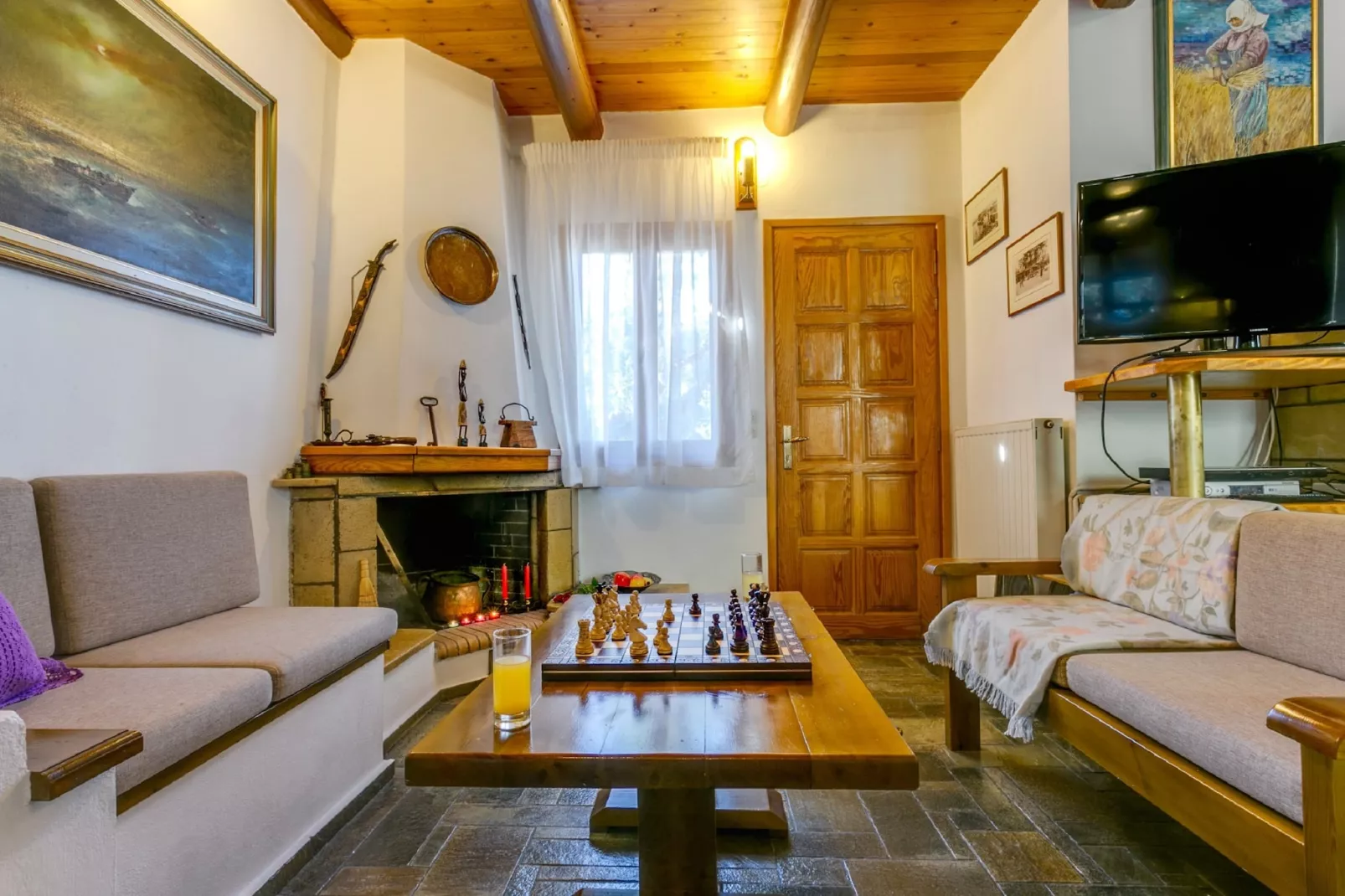 Villa Agapi-Wohnzimmer