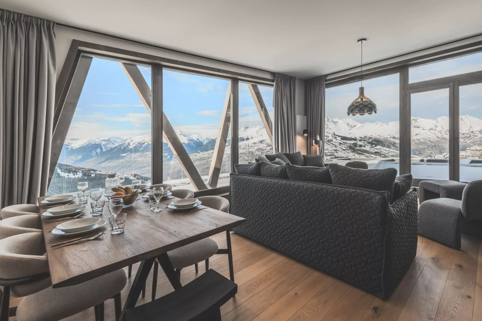 Résidence PLAN PEISEY Le Quartz -A48S-Salle à manger