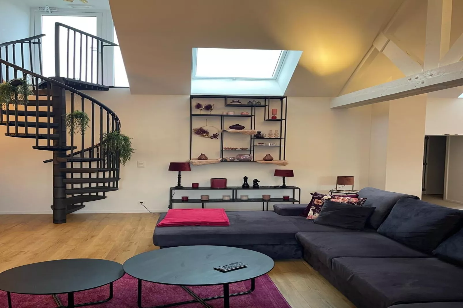 Rooftop Purple-Living room
