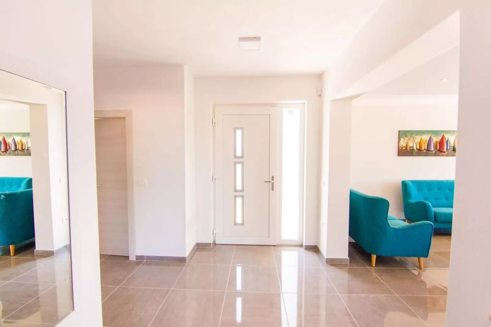 Villa with Pool and Sea View in Fazana - Horizont-Living room