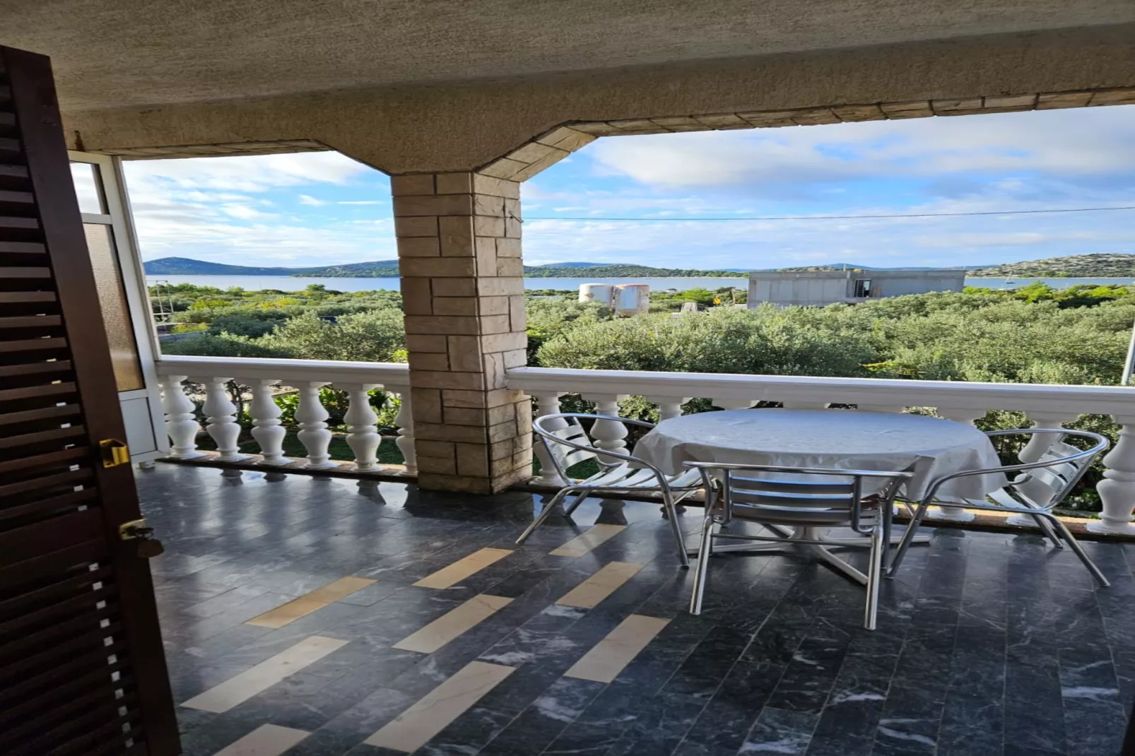 Apartments Nestor - studio apartment A1-Terrace balcony