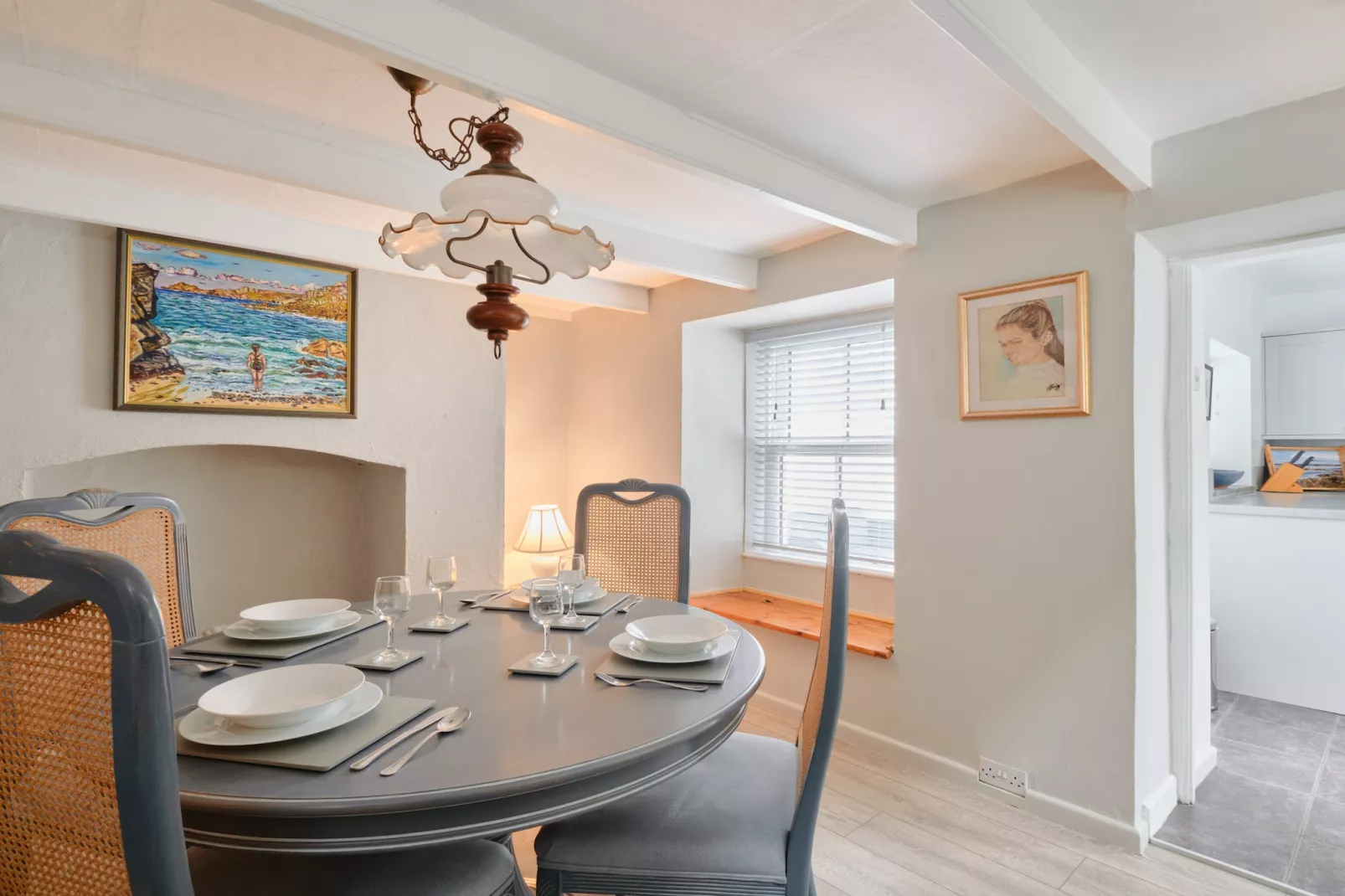 West Cottage at Goldsithney-Dining room