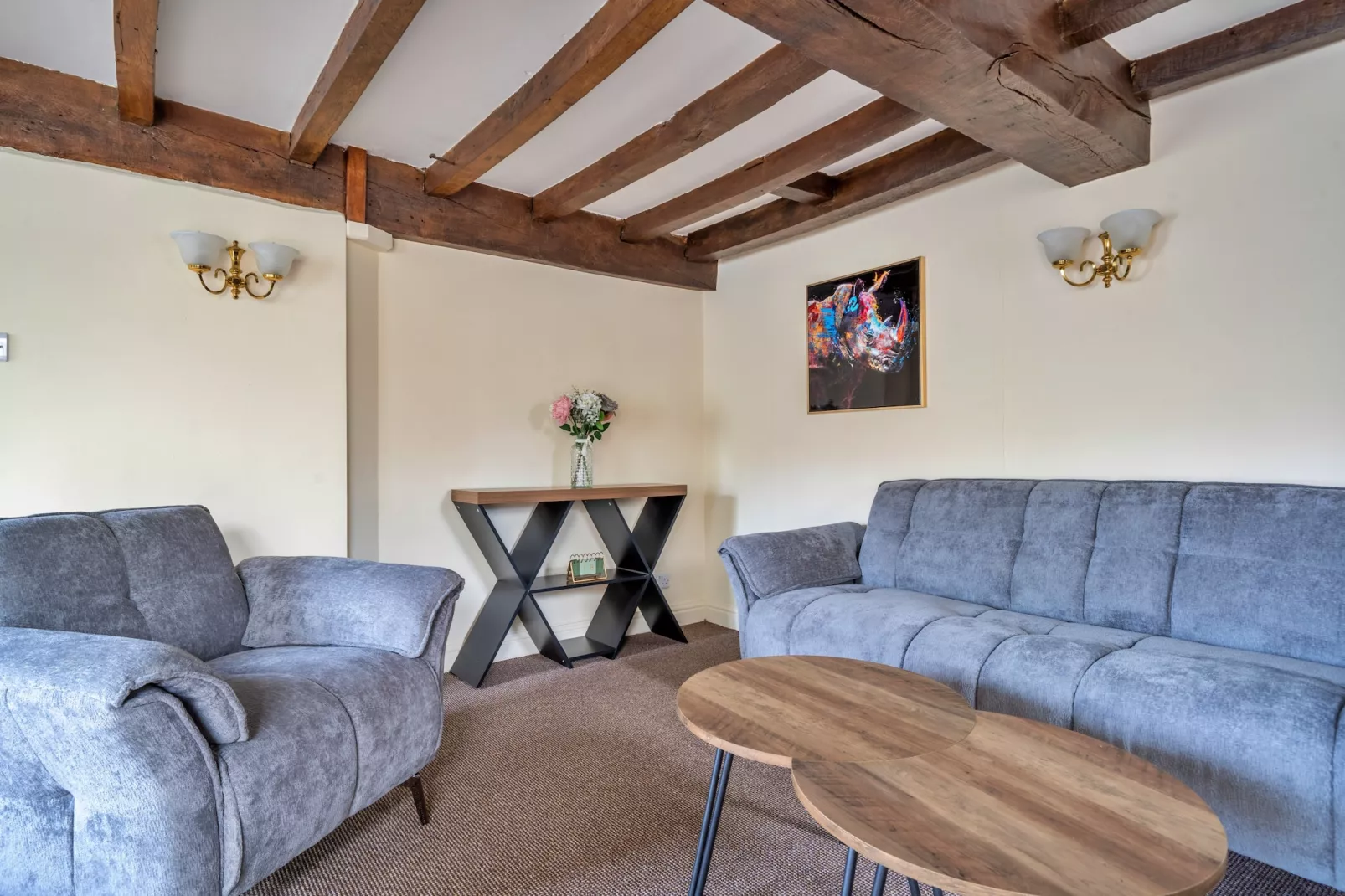 Barn Cottage-Living room
