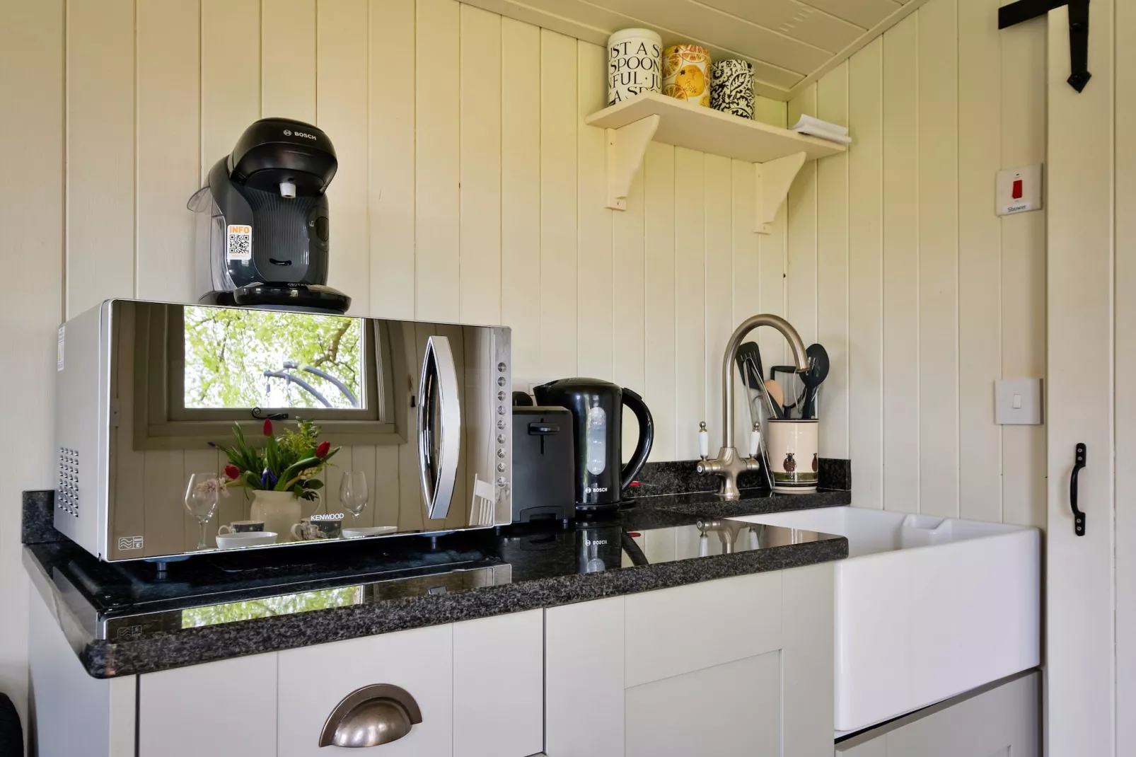 Hay and Hedgerow Glamping-Kitchen