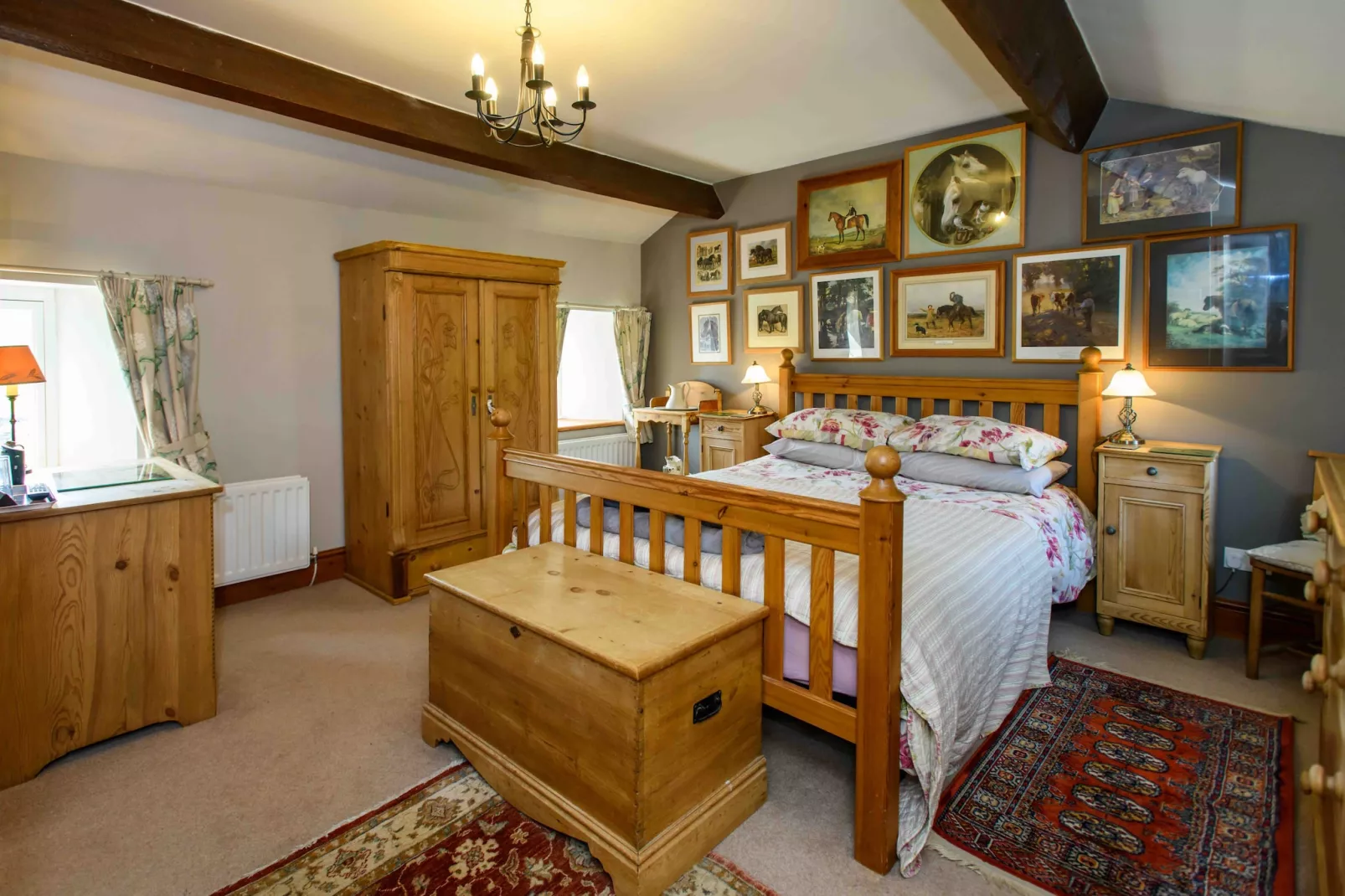 Shepherds Cottage at Mile House Farm-Bedroom