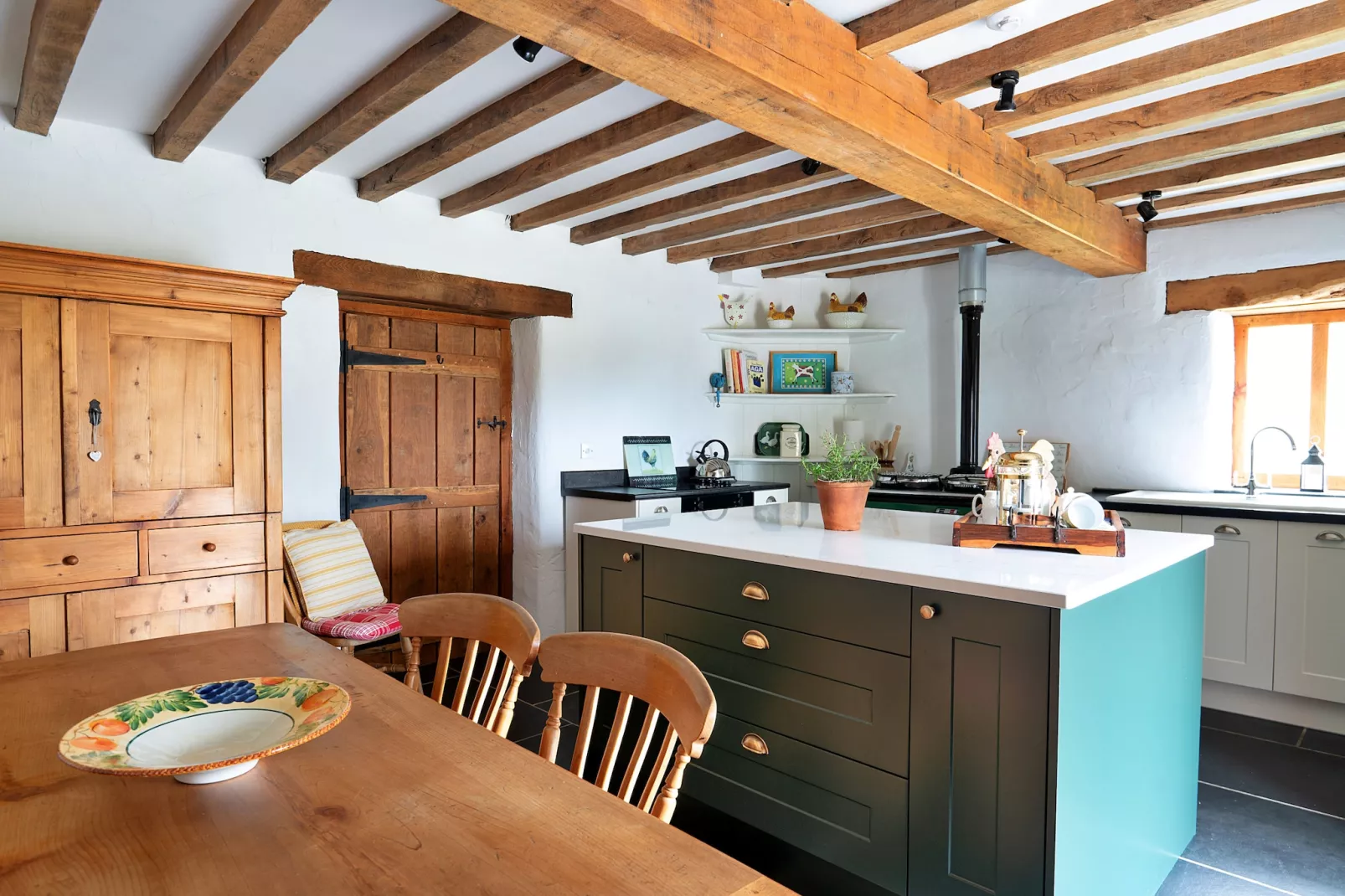 The Barn at Tyddyn-y- Felin-Kitchen