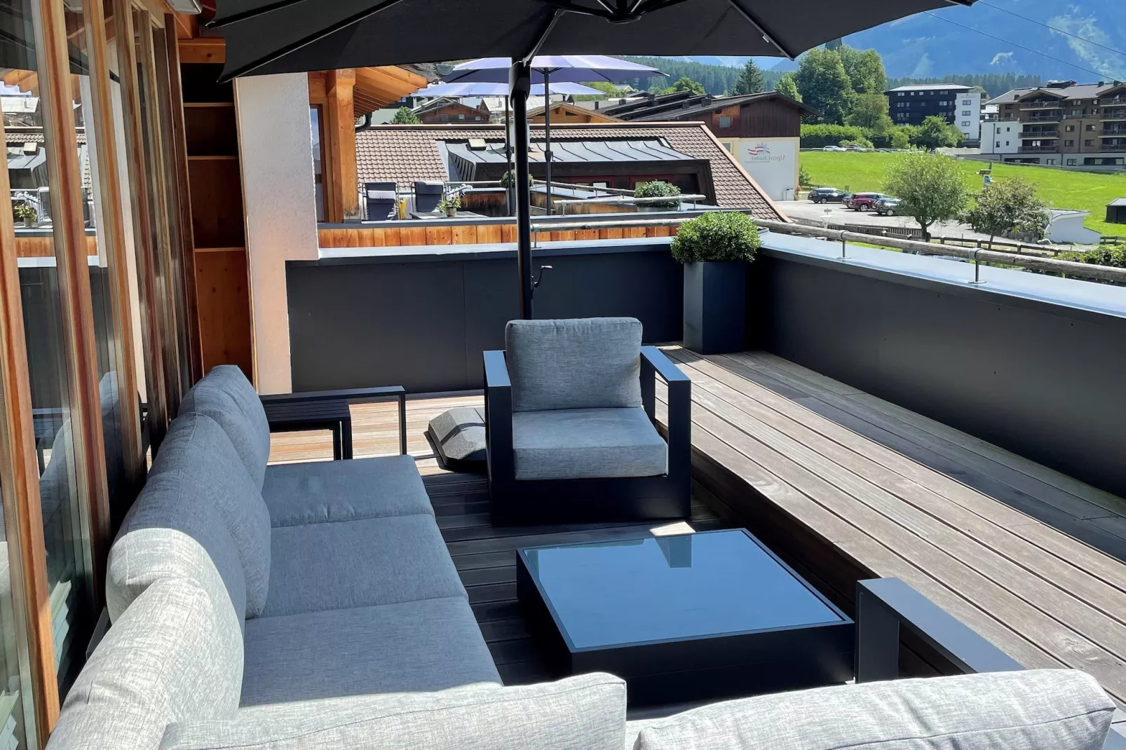 Nationalpark Chalet Schwarze Wand-Terrace balcony