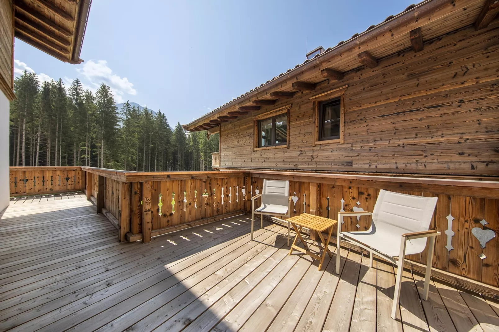 Nationalpark Chalet Kratzenberg-Terrassenbalkon