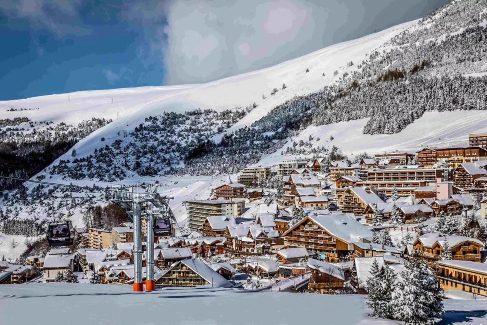 Nationalpark Chalet Schneespitze-Area winter 5km