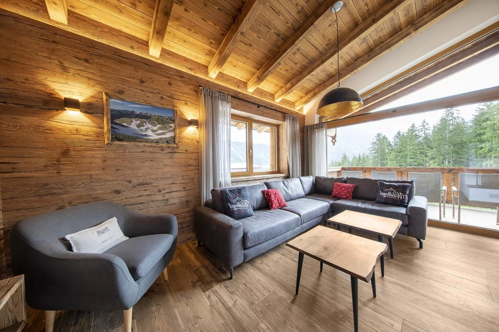 Nationalpark Chalet Malhamhorn-Living room