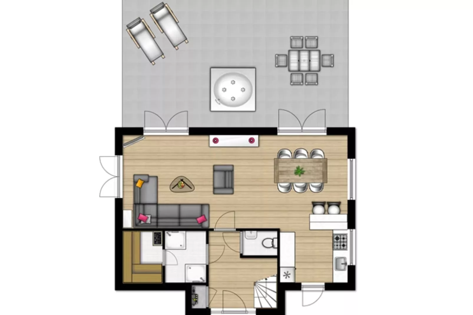 Vakantiepark Duynzicht 2-Floor plan