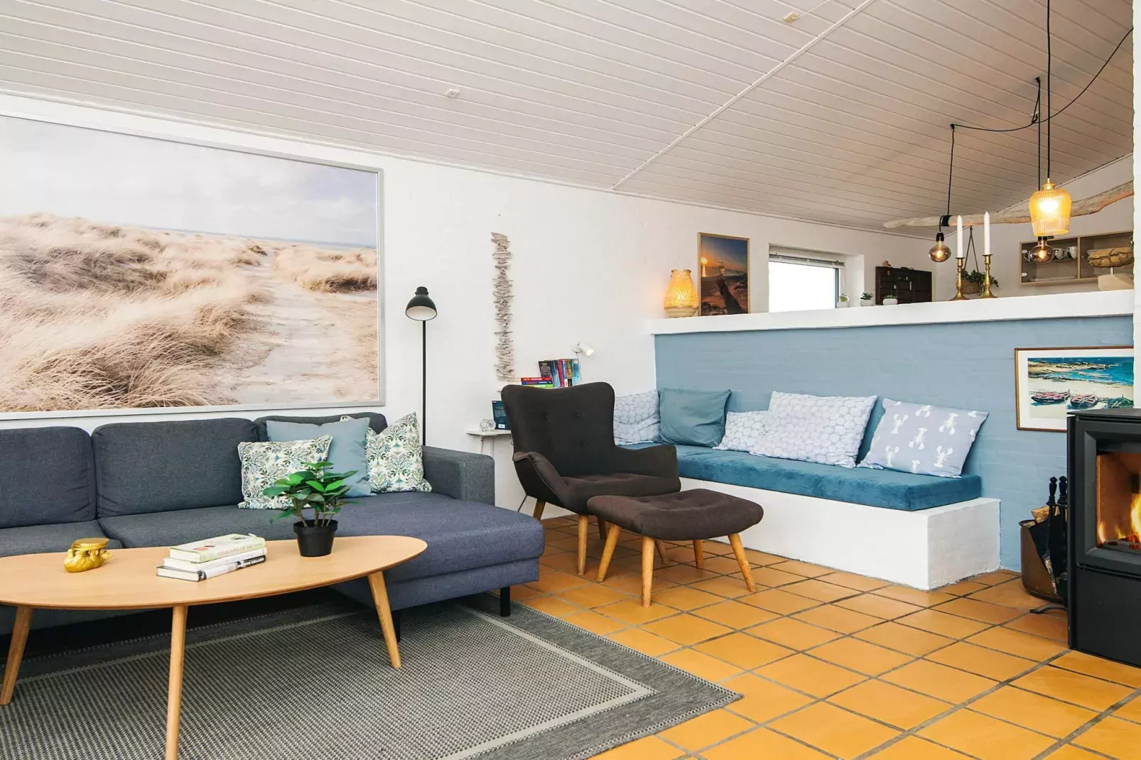 Maison de vacances pour 8 a Hvide Sande-Intérieur