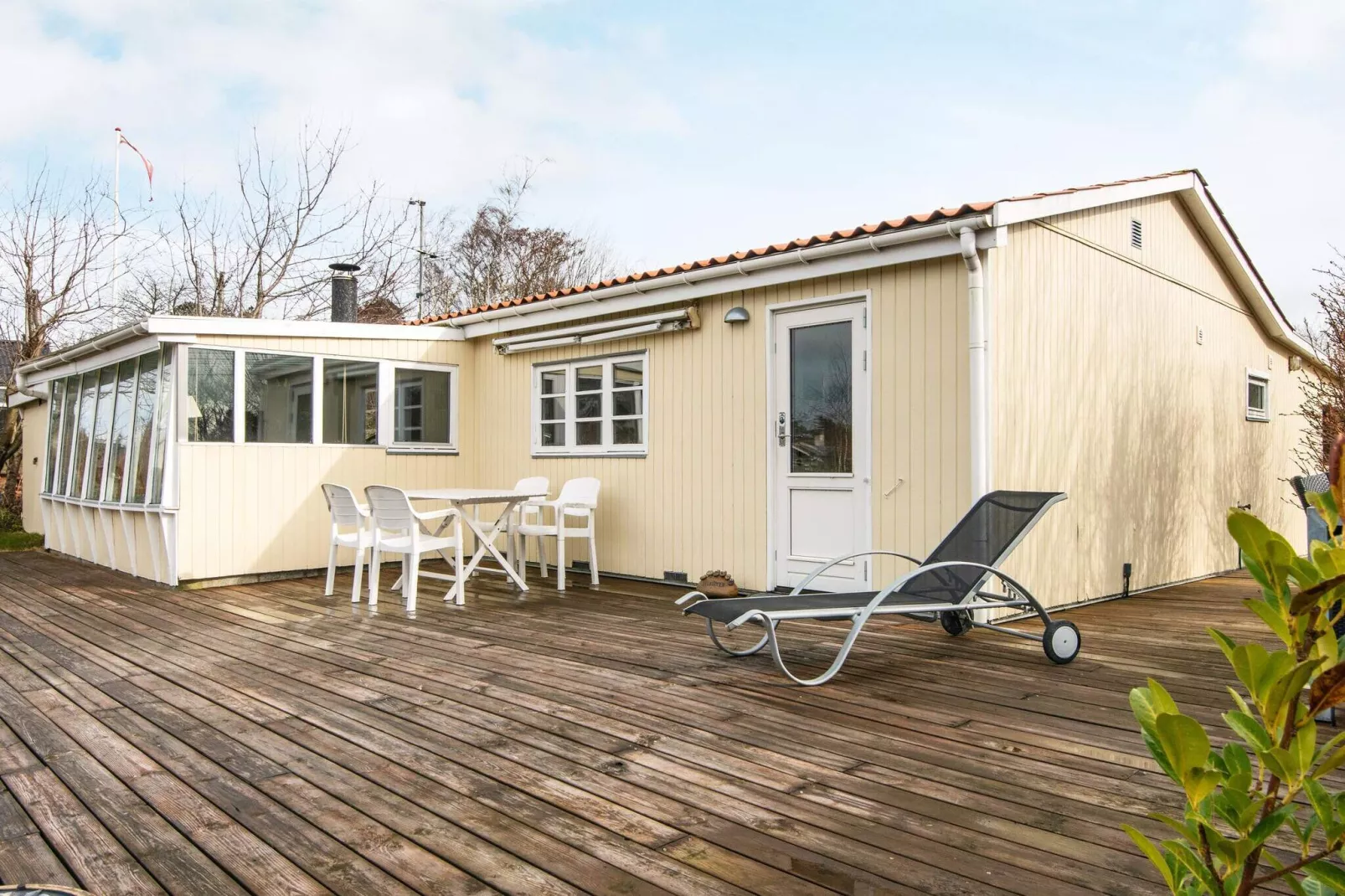 6 Personen Ferienhaus in Knebel-By Traum-Aussicht