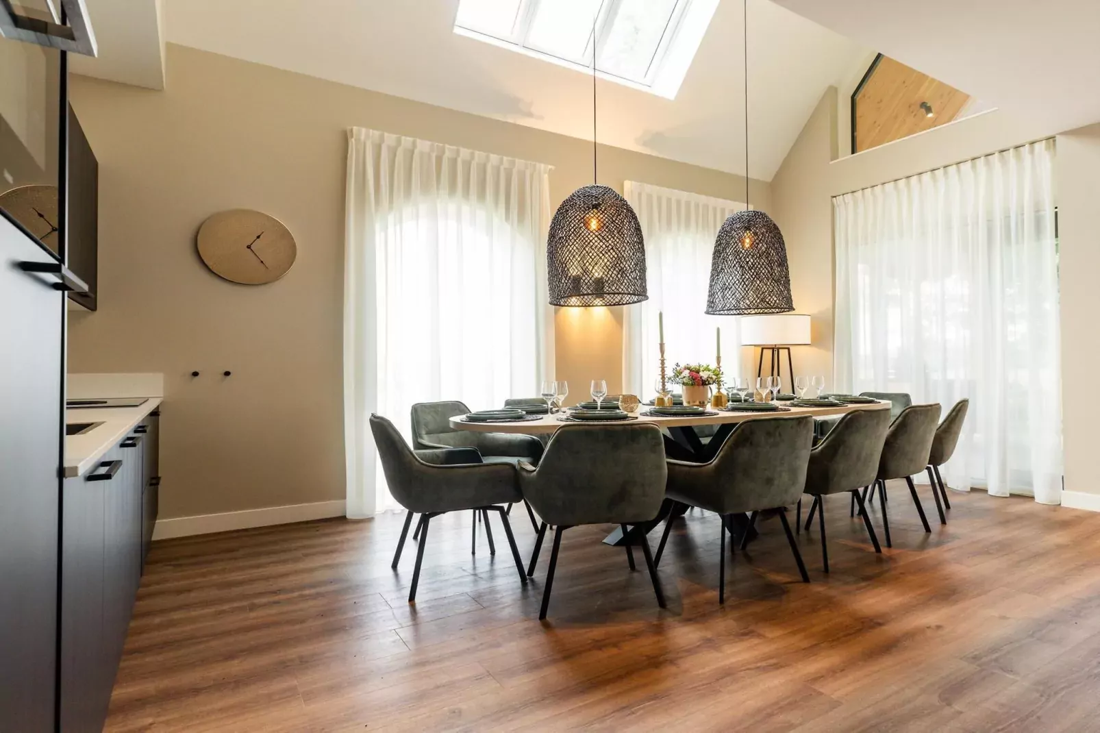 Bos Villa met Sauna  8 personen-Esszimmer