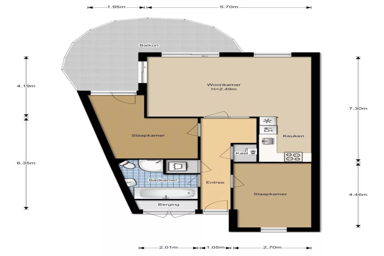 Résidence Juliana 40-Floor plan