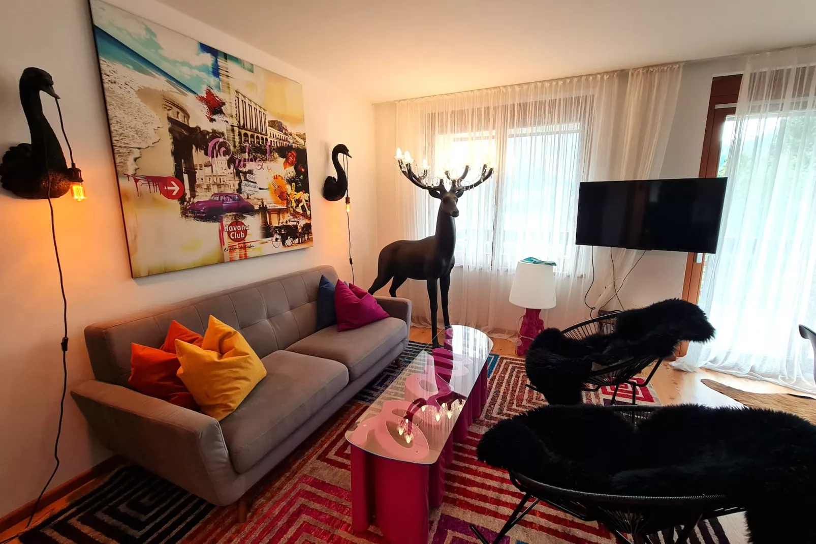 AlpenSafari Design-Wohnzimmer