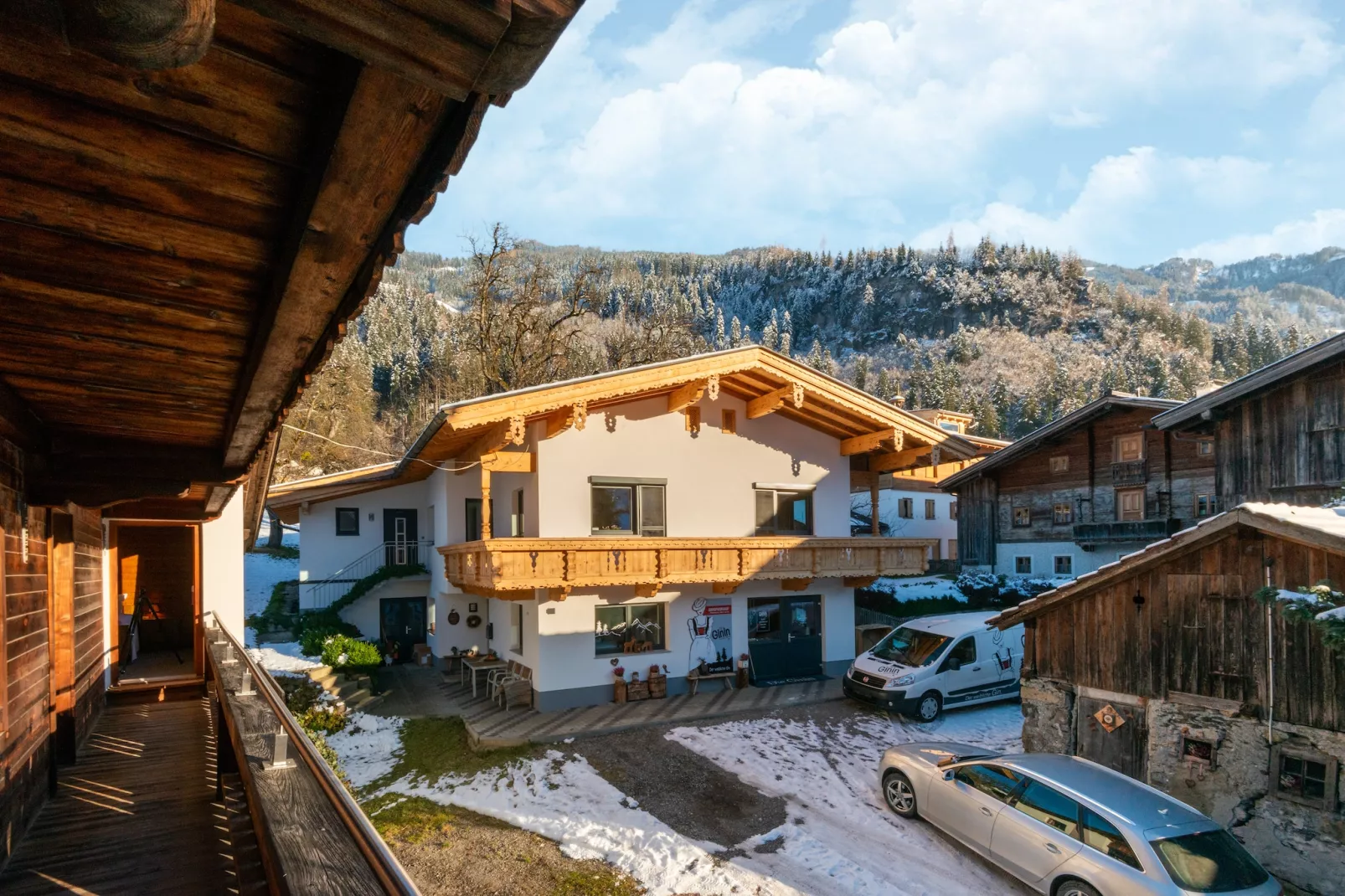Ferienhaus Die Ginin-Außenbereich Sommer