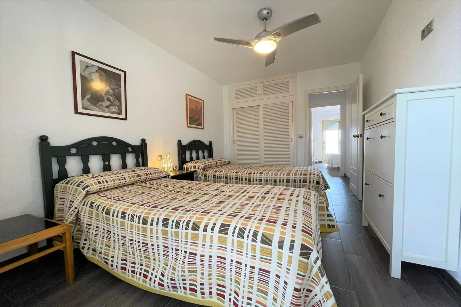 Apartamento con piscina frente al mar en La Manga del Mar Menor-Chambre