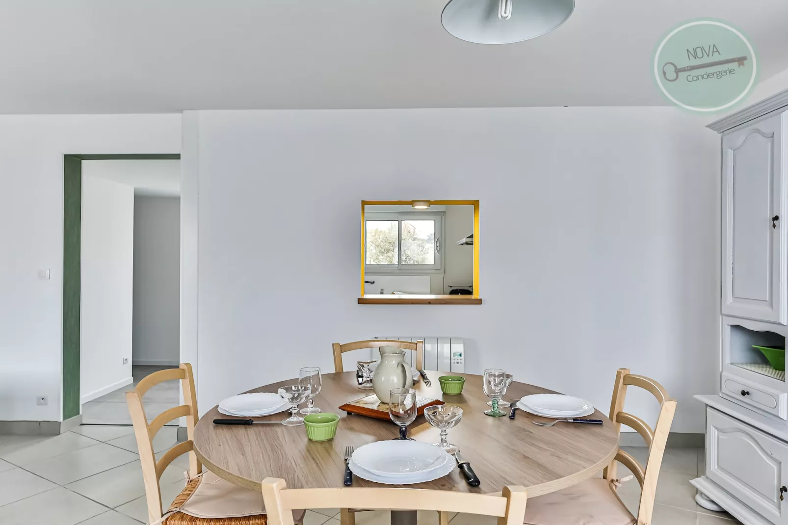 Maison Ker Mona entre plage et commerces-Küche