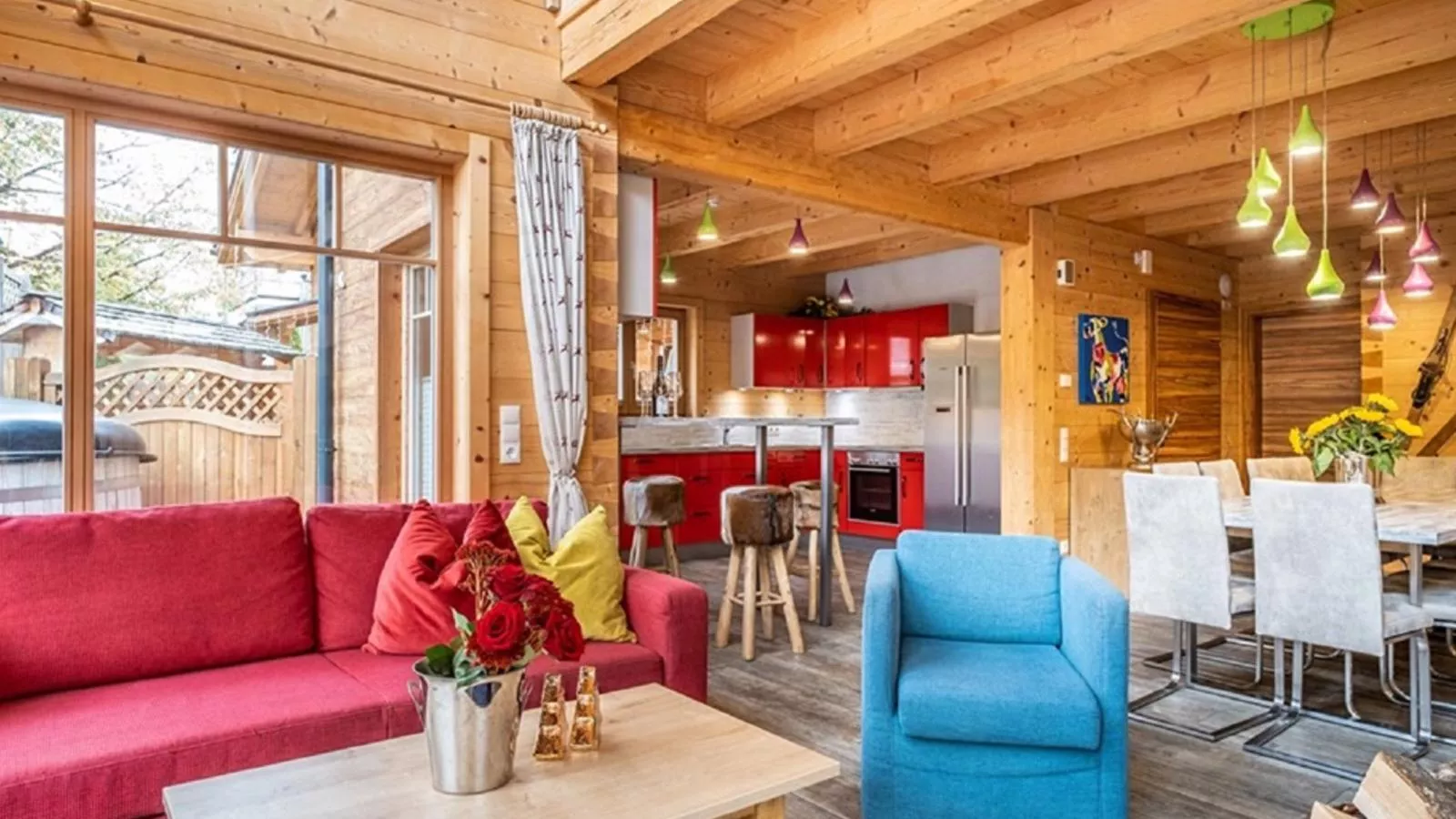 Luxury Lodge Kaprun XL-Living room
