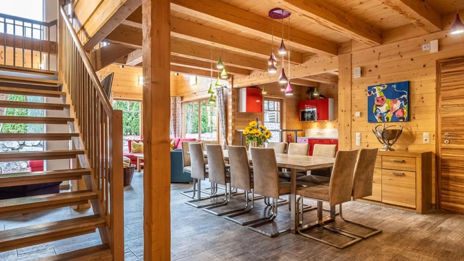 Luxury Lodge Kaprun XL-Dining room